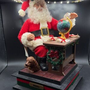Vtg 1993 Santa Animated Musical Santa